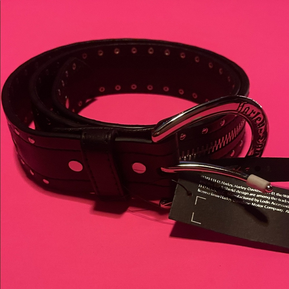 Men's Black Leather Belt